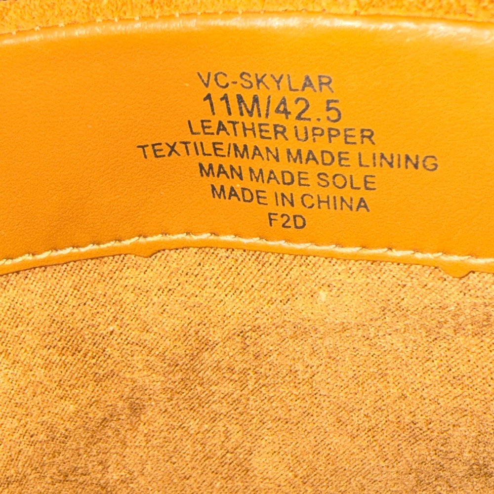 Vince Camuto Skylar Tan Suede Slouchy Block Heel Mid-Calf Boots VC-SKYLAR 11M - Picture 6 of 10